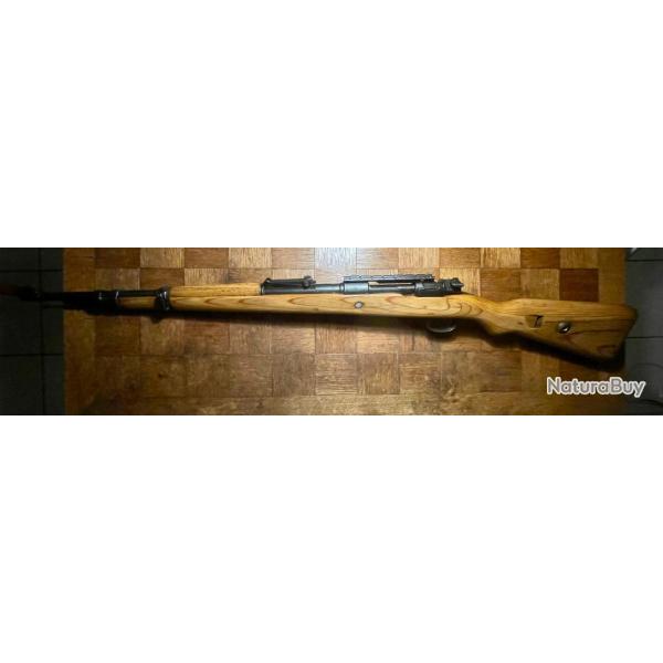 Mauser 98k (Code "ar") 8x60S - Canon Nickel - �quip� Rail Picatinny + mallette rigide