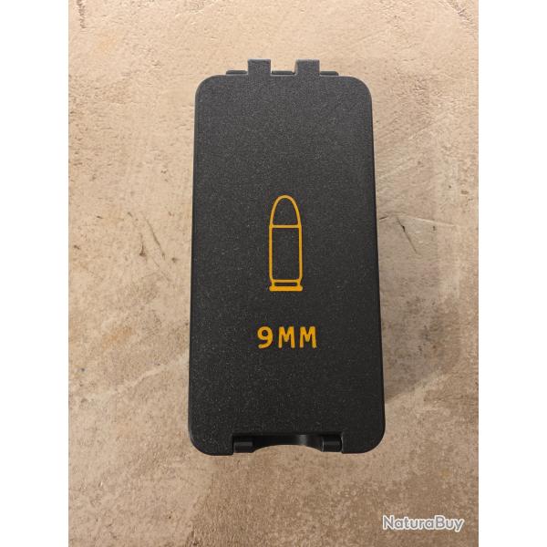 Boite pouvant contenir 50 munitions de calibre 9mm
