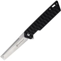 Couteau Smith & Wesson 24/7 Cleaver Lame Acier 8Cr13MoV Manche G10 Noir Linerlock A/O SW1193142