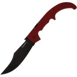 Couteau Pliant Cold Steel XL Espada Lame Acier AUS-10A Manche G10 Rouge Tri-Ad Lock CS62MGCRRBK