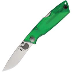 Couteau Pliant Ontario Wraith Ice Series Lame Acier 4116 Manche Plastique Vert Lockback ON8798GR