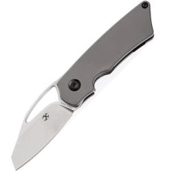 Couteau Pliant Kansept Knives Goblin Lame Acier S35VN Manche Titane Gris Framelock K2016A1