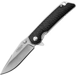 Couteau Pliant Camillus TRC Lame Acier VG-10 Manche Fibre de Carbone Noir Linerlock CM19814