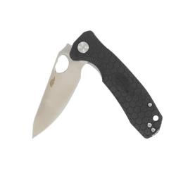 Couteau Honey Badger Knives Leaf Large Lame Acier 8Cr13MoV Manche FRN Noir Liner Lock HB1288