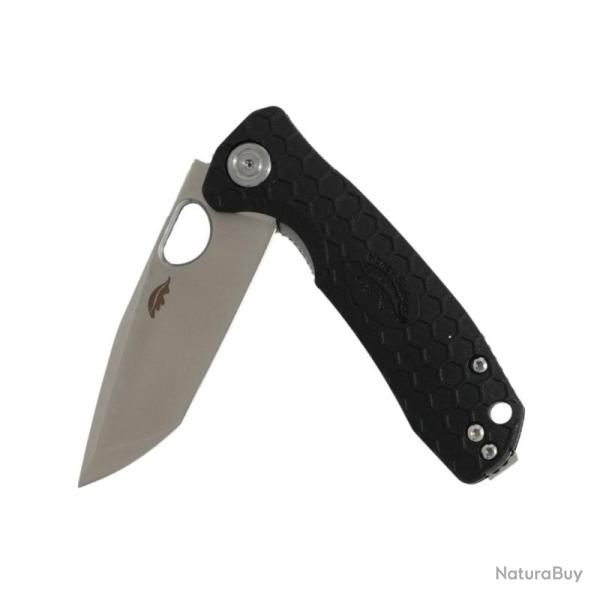Couteau Honey Badger Knives Tanto Large Lame Acier 8Cr13MoV Manche FRN Noir Liner Lock HB1321