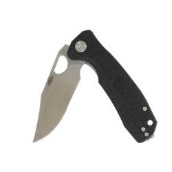 Couteau Honey Badger Knives Clip Point Small Lame Acier 8Cr13MoV Manche FRN Noir Liner Lock HB4075
