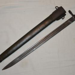 BAIONNETTE AMERICAINE MODELE US 1917-FABRICATION LAME WINCHESTER 1916-1&deg; ARMEE FRANCAISE LIBERATION