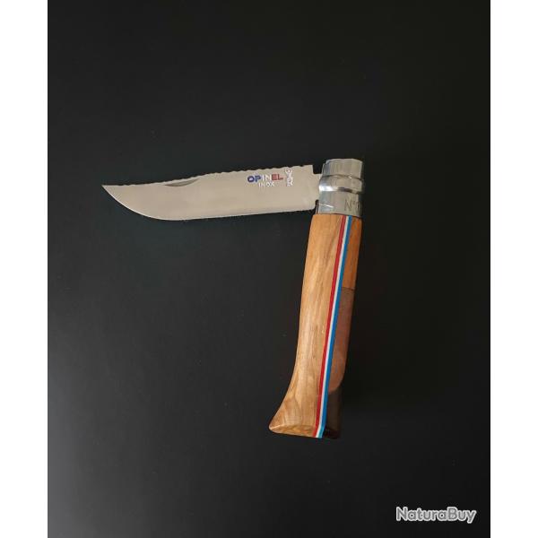 Couteau de Poche Pliant N�8  Custom. Lame Inox Opinel