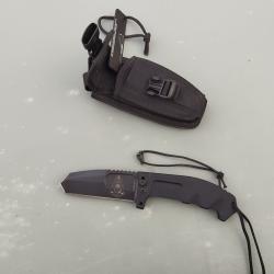 RAO - COUTEAU PLIANT MILITAIRE - EXTREMA RATIO - 185 RAO BLACK