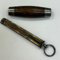 Couteau Tonneau Ancien Johan Engstr&ouml;m Eskilstuna 1874