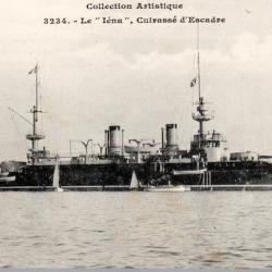 Carte postale ancienne - Le I&eacute;na, Cuirass&eacute; d'Escadre, Collection Artistique - N&deg;8886