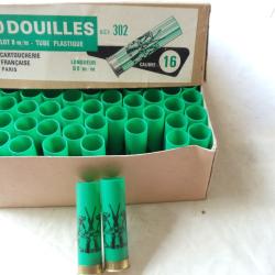 1 Bo&icirc;te de 100 douilles plastique de la cartoucherie fran&ccedil;aise en calibre 16.