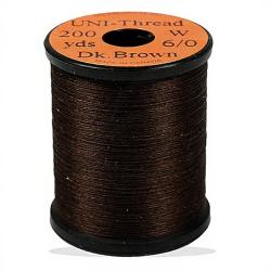 Fils de montage Uni-thread 8/0 marron fonc&eacute;