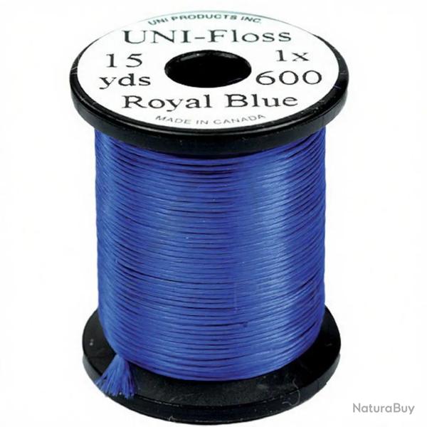 Fils de montage Polyfloss UNI-floss bleu royal