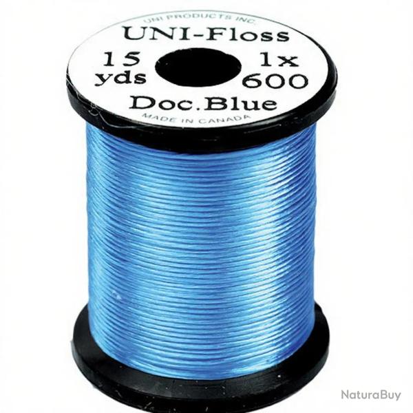Fils de montage Polyfloss UNI-floss bleu