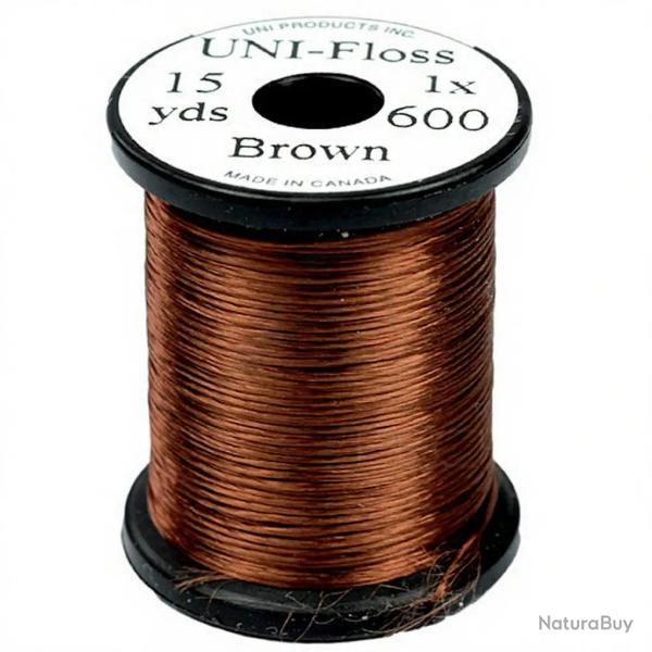 Fils de montage Polyfloss UNI-floss marron