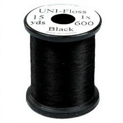 Fils de montage Polyfloss UNI-floss noir
