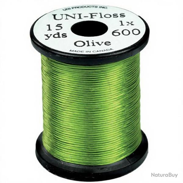 Fils de montage Polyfloss UNI-floss olive