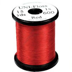 Fils de montage Polyfloss UNI-floss rouge