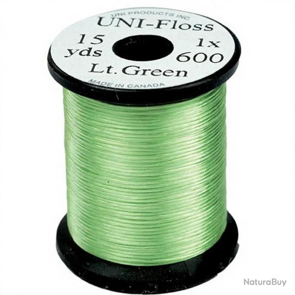 Fils de montage Polyfloss UNI-floss vert clair