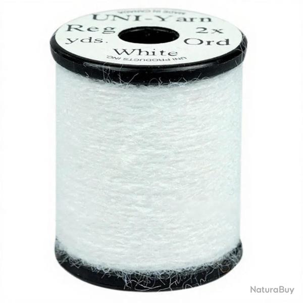 Uni yarn blanc