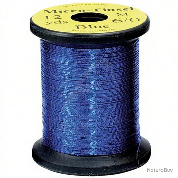 Tinsel Uni-thread Micro tinsel 6/0 bleu