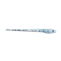 Leurre Souple Delalande Lan&ccedil;on ZX 10cm Nacr&eacute; bleut&eacute; paillet&eacute; noir argent