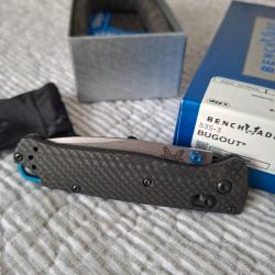 Couteau Benchmade Bugout 535-3 fibre de carbone et acier S90V &eacute;tat neuf