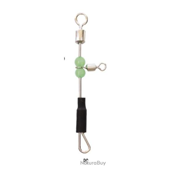 Agrafe Yuki Competition Snap Surf P Beads Vert Par 6 5cm