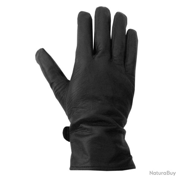Gants en cuir noir Arm�e fran�aise 8