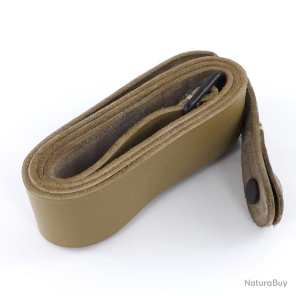 Bretelle/sangle pour fusil MAS 36 Arm�e fran�aise Cuir jaune ann�es 70/80