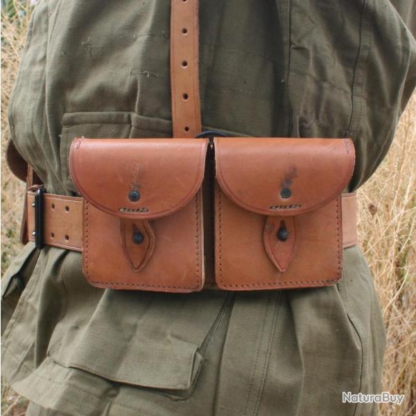 Double cartouchi�re FSA (cuir Fauve)