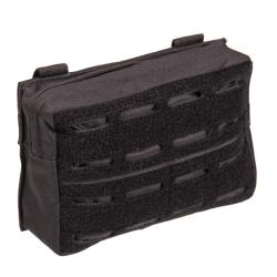 Pochette Molle 'laser cut' Noir