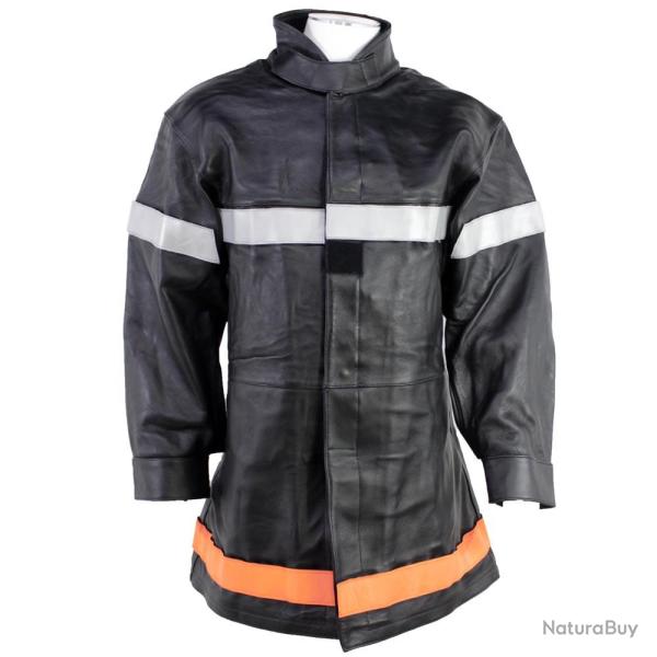 Veste Pompier en cuir 88M neuf