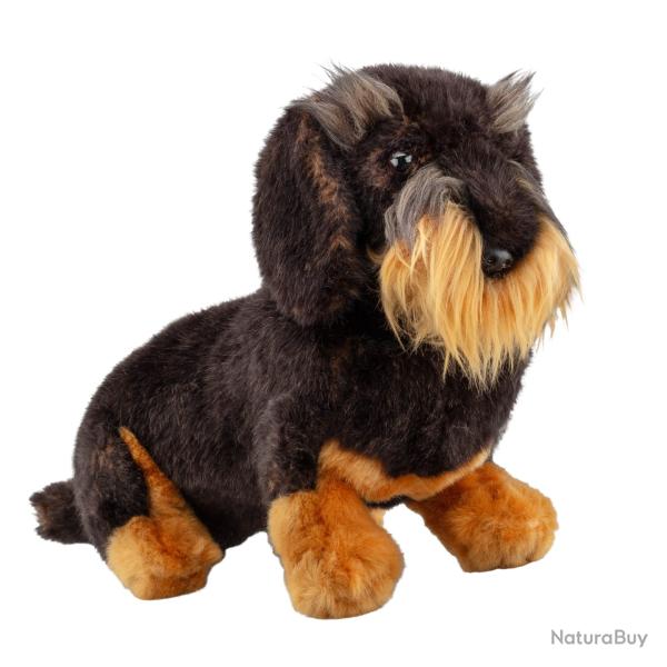 ANIMA PELUCHE TECKEL A POIL DUR ASSIS 28 CM