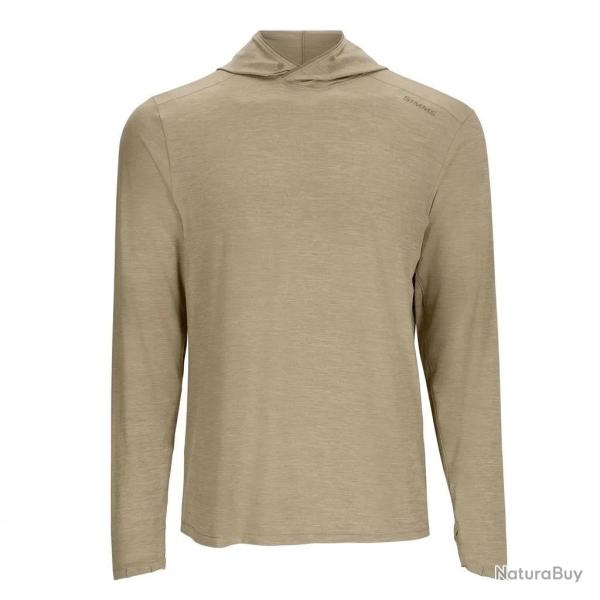 Ench�re � 1� ! Tee shirt SIMMS Solarflex Cooling Hoody Stone