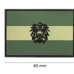 Patch Autriche Flag forest Rubber - JTG