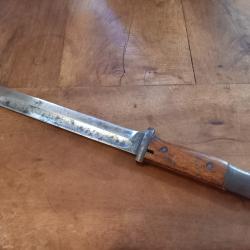 Ba&iuml;onnette allemande K98k S84/98 - Carl Eickhorn - 1937 - n&deg;7832 - 1� sans prix de r&eacute;serve