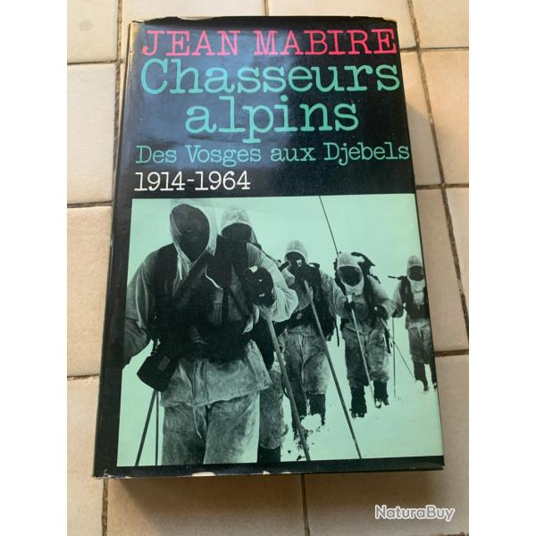 LIVRE   CHASSEURS ALPINS   JEAN MABIRE