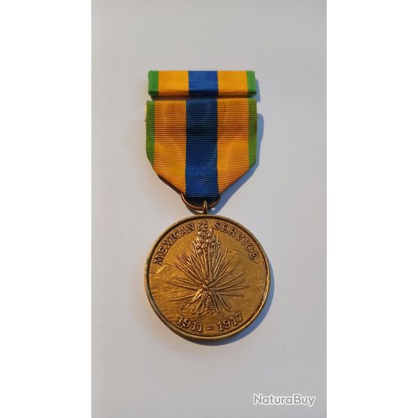 M�daille US Mexican Service 1911-1917