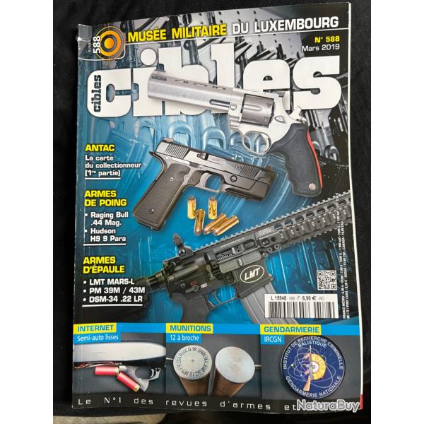 Raging Bull, gendarmerie IRCGN... revue CIBLES no 588 Mars 2019