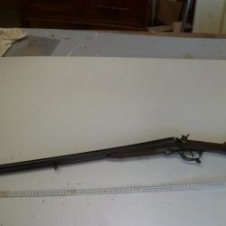 FUSIL DE CHASSE TYPE LEFAUCHEUX A LEVIER SOUS GARDE CALIBRE 16/65