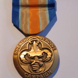M&eacute;daille US Inherent Resolve Campaign
