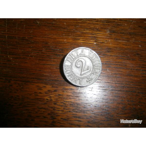 bouton m�tal l�gion de la vistule