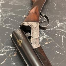 Fusil juxtapos&eacute;s Hammerless maison NEUPREZ & FR&Egrave;RES Calibre 12/70
