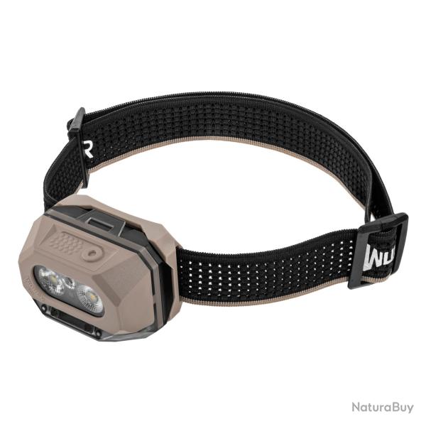 Lampe Frontale Wuben H4 Sand 800 Lumens LED Capteur de Mouvement IP68 USB