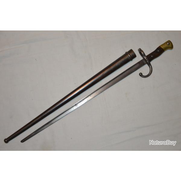 BAIONNETTE MODELE 1874 DES BATAILLON SCOLAIRE-FUSIL GRAS SCOLAIRE-BELLE EPOQUE 1880/1914
