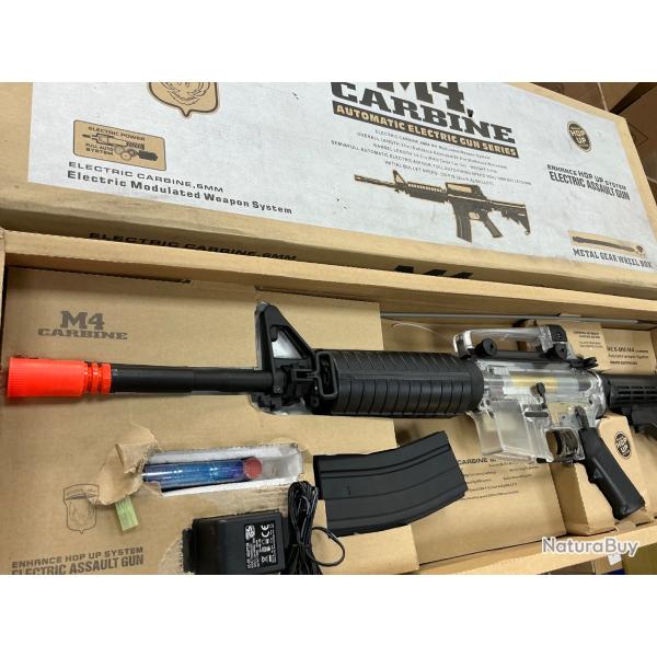 M4A1aeg airsoft 1,2 joules semi et full automatique
