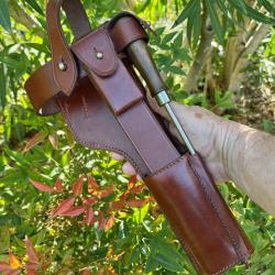 [VENDS] BRELAGE EN CUIR PORTE CROSSE C96 1912-1916 AVEC BAGUETTE