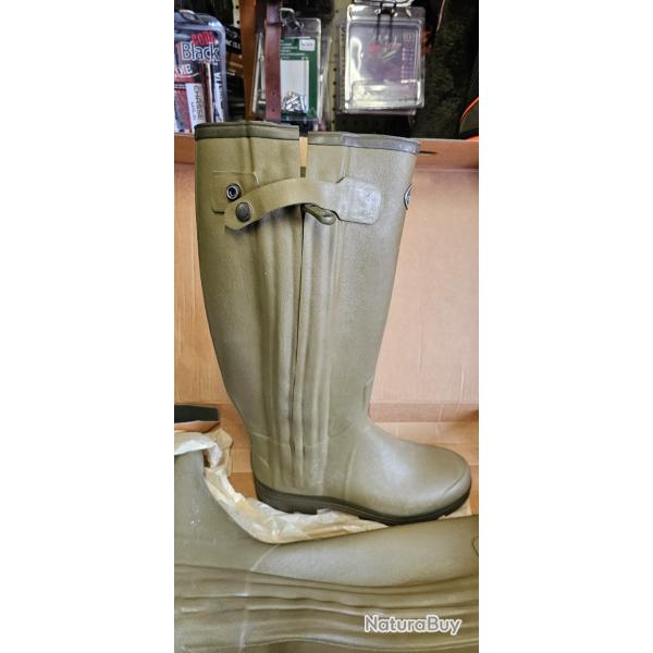 BOTTES LE CHAMEAU CHASSEUR CUIR T44 M44
